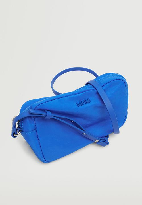 MANGO - Crossbody bag with logo - blue