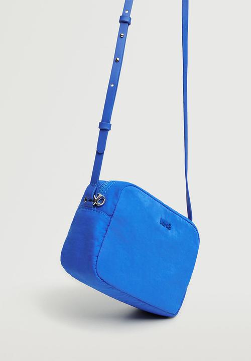 MANGO - Crossbody bag with logo - blue