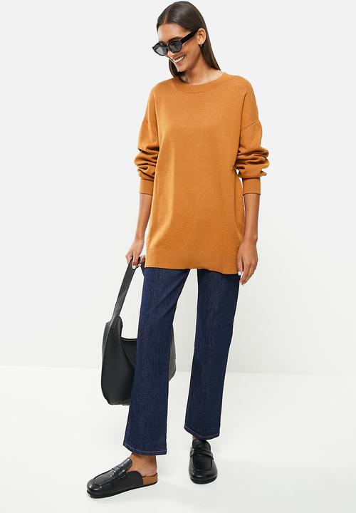 MANGO - Sweater titanic - medium brown