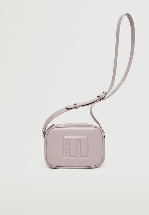 MANGO - Crossbody bag with logo - purple