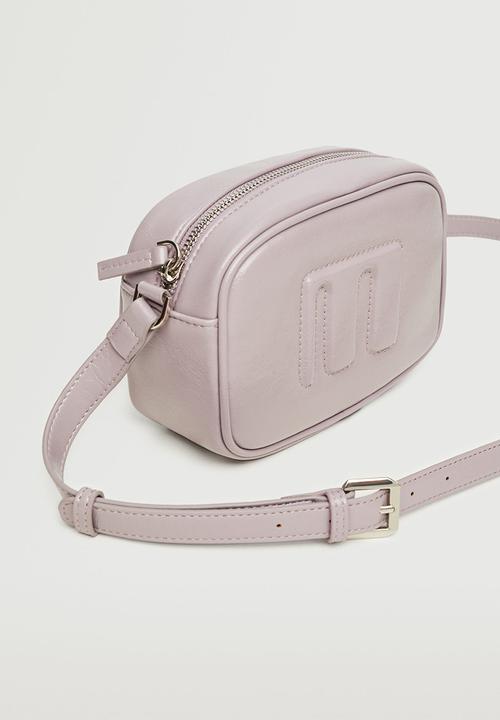 MANGO - Crossbody bag with logo - purple
