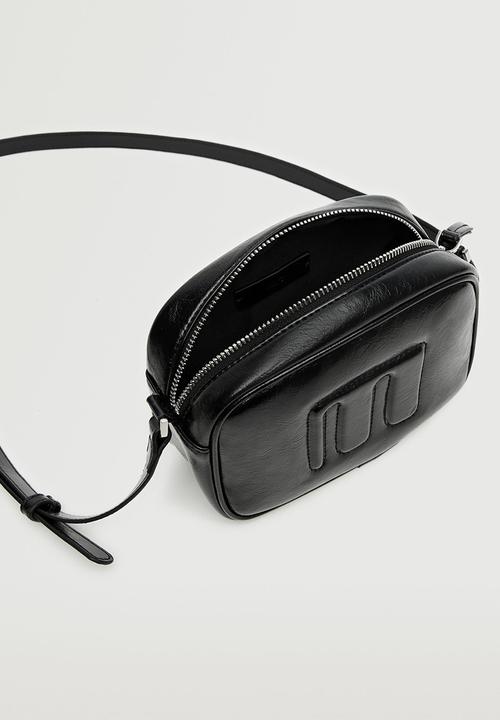 MANGO - Crossbody bag with logo - black
