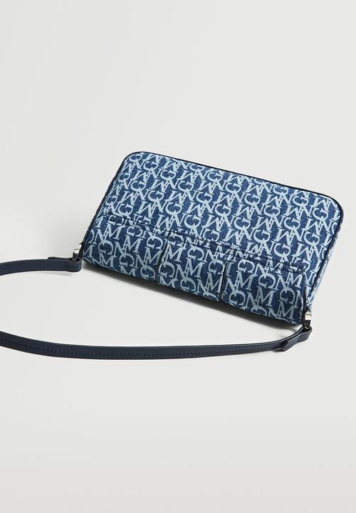 MANGO - Logo cotton bag - blue