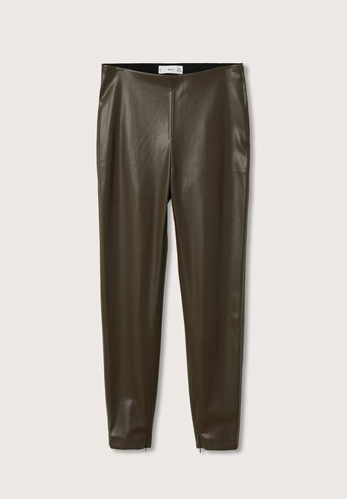 MANGO - Leggings londonpu - dark brown