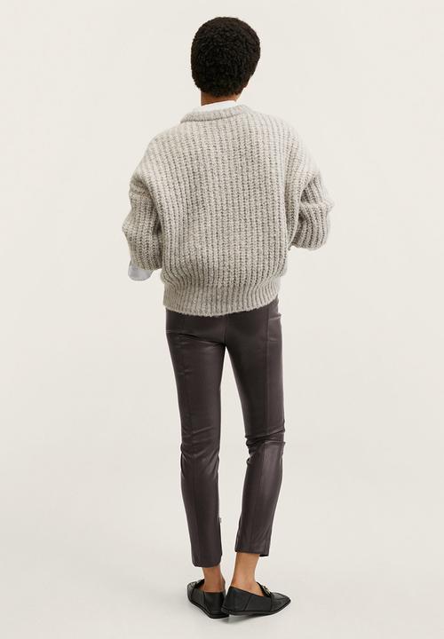 MANGO - Leggings londonpu - dark brown