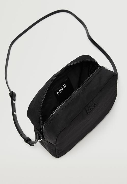 MANGO - Crossbody bag with logo - black