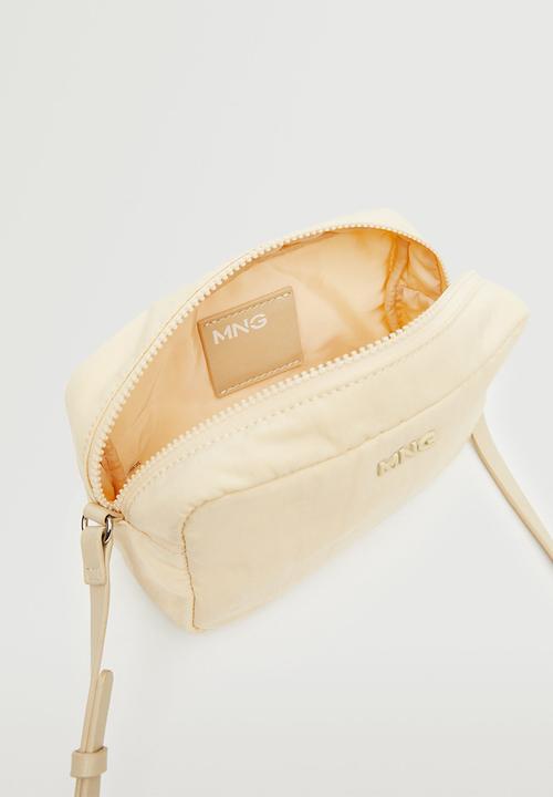 MANGO - Crossbody bag with logo - beige
