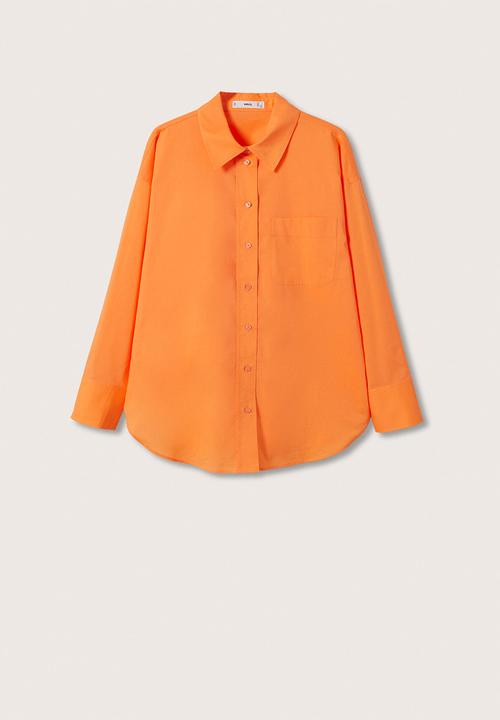 MANGO - Shirt regu - orange