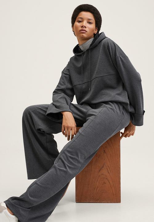 MANGO - Trousers andrea - charcoal
