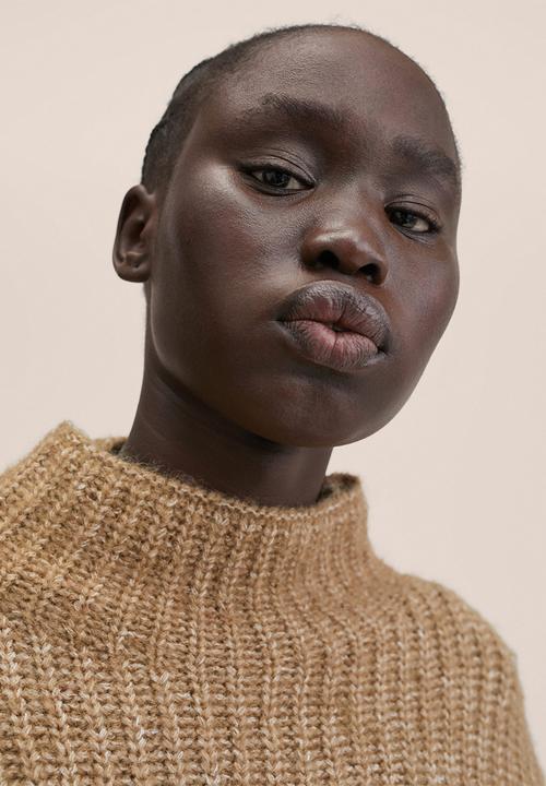 MANGO - Sweater candy - medium brown