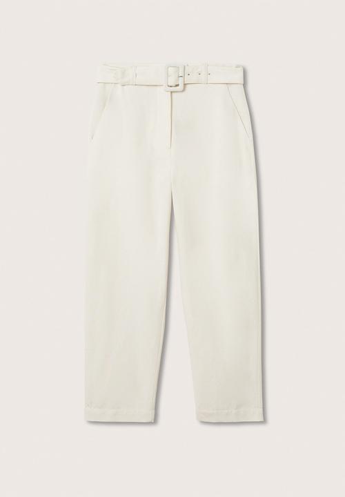 MANGO - Trousers mogambo-h - light beige