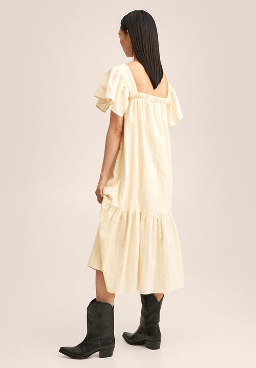 MANGO - Dress rufu-h - off white 