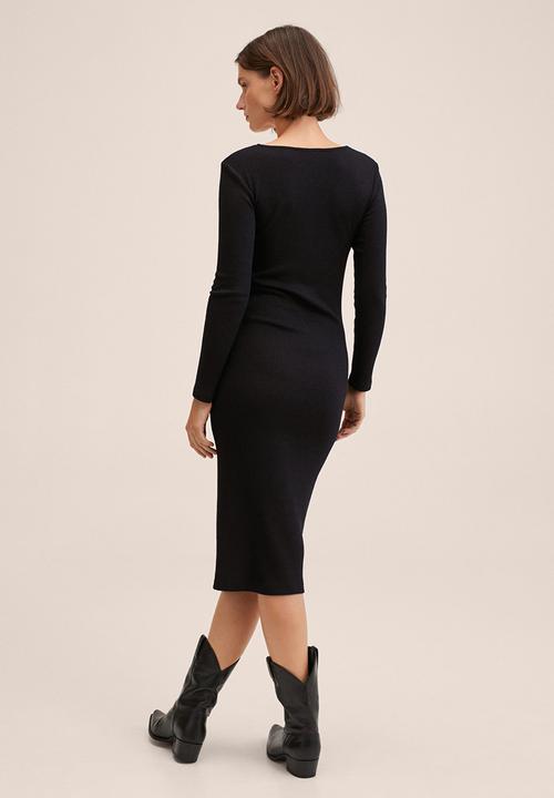 MANGO - Dress paulina - black