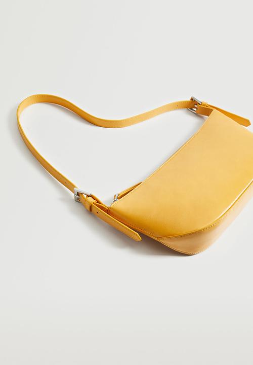 MANGO - Baguette bag - yellow