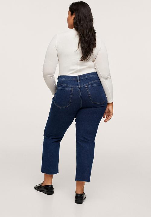 MANGO - Plus jeans sienna - open blue