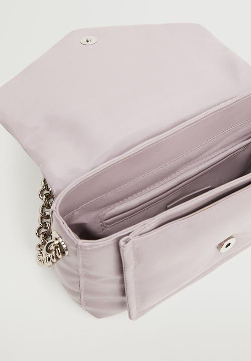 MANGO - Flap chain bag - lilac