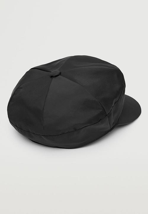 MANGO - Visor beret - black