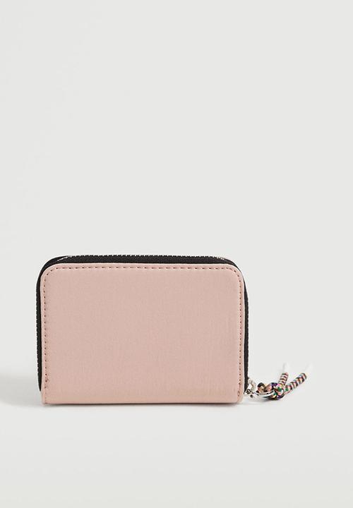 MANGO - Logo wallet - pink