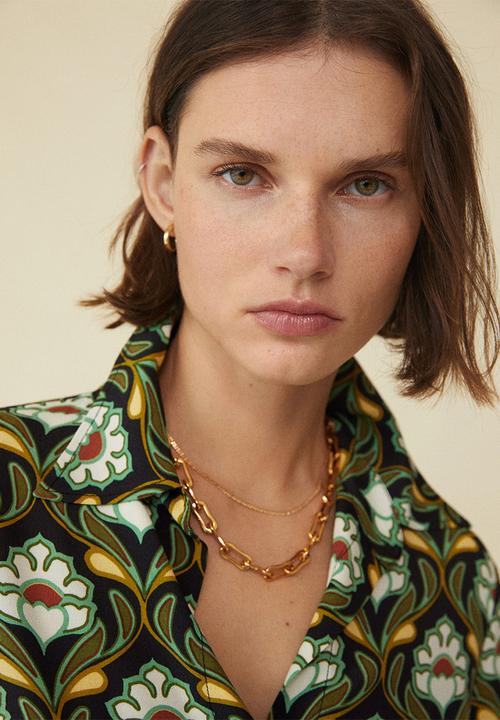 MANGO - Link necklace - gold