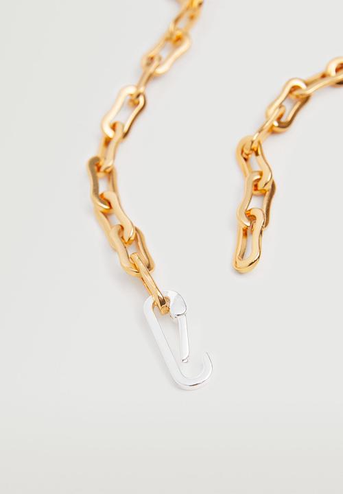 MANGO - Link necklace - gold