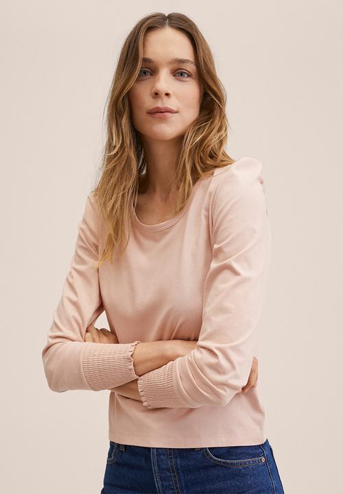 MANGO - T-shirt vicky2 - light pink