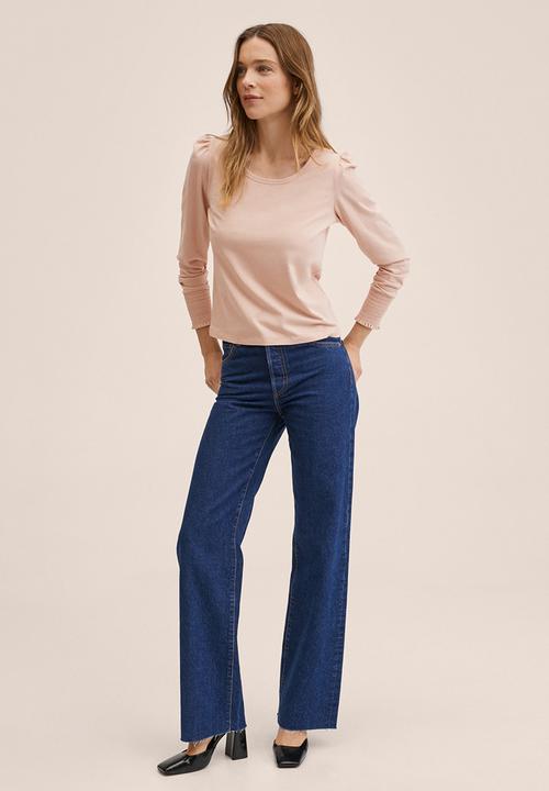 MANGO - T-shirt vicky2 - light pink