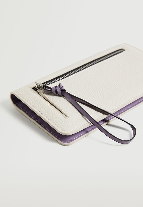 MANGO - Logo wallet - pink