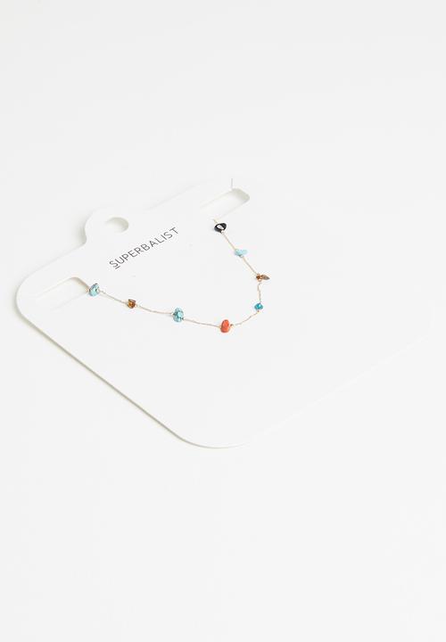Superbalist - Colourful stone necklace - multi