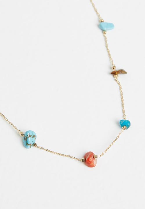 Superbalist - Colourful stone necklace - multi