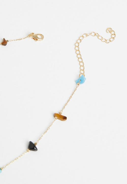 Superbalist - Colourful stone necklace - multi