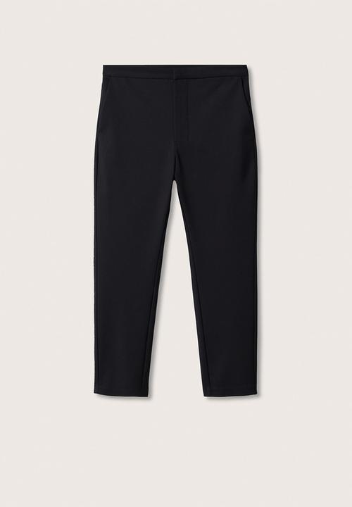 MANGO - Trousers malu-h - black