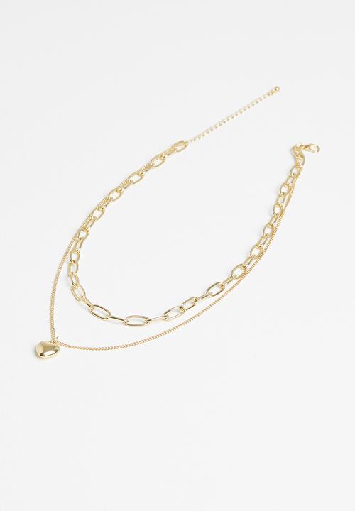 Superbalist - Claire layered necklace - gold