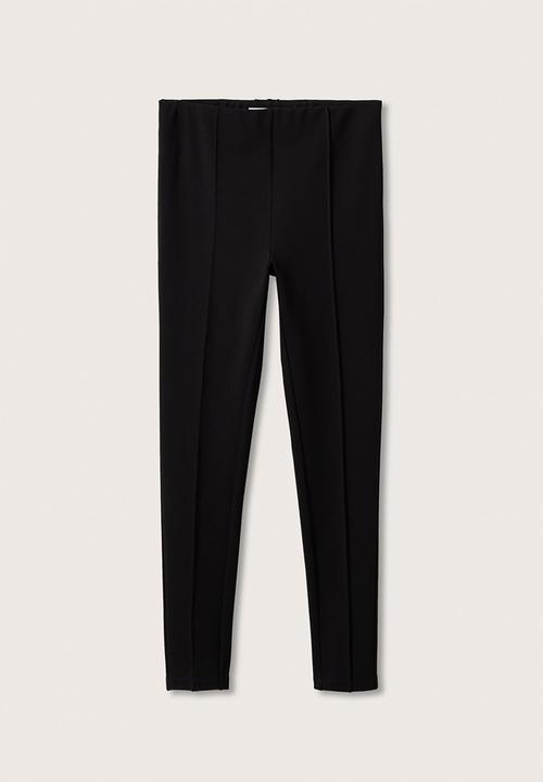 MANGO - Leggings punta-a - black
