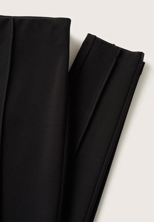 MANGO - Leggings punta-a - black