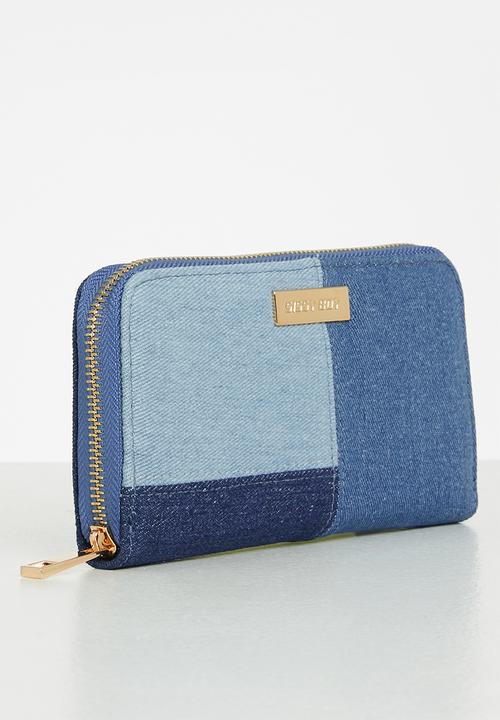 SISSY BOY - Denim patchwork purse - blue