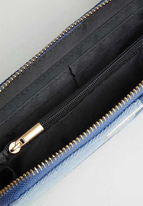 SISSY BOY - Denim patchwork purse - blue