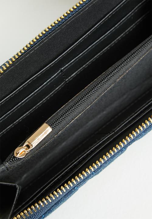 SISSY BOY - Quilted denim purse - dark blue