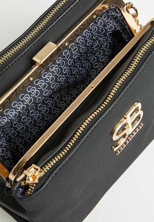 SISSY BOY - Fabric combo crossbody - black