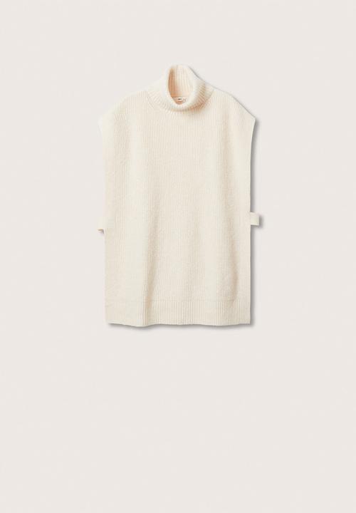 MANGO - Waistcoat cora - light beige