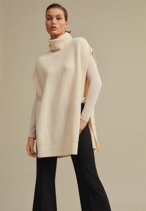 MANGO - Waistcoat cora - light beige