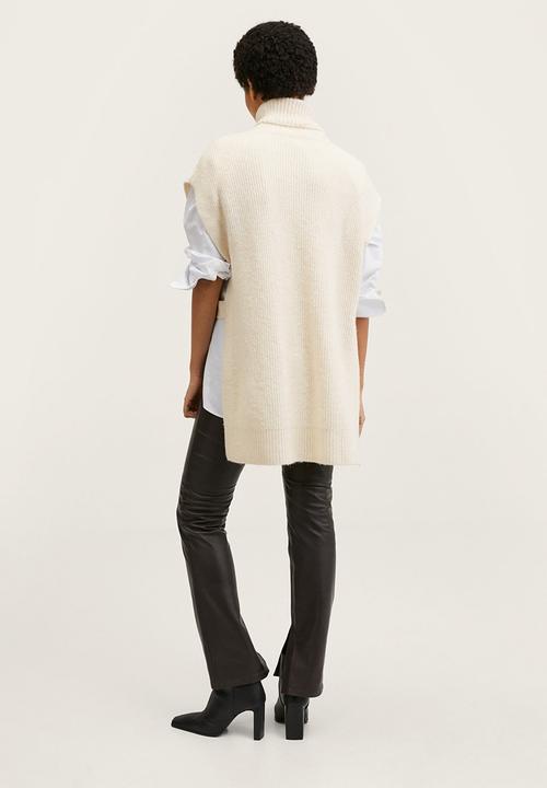 MANGO - Waistcoat cora - light beige