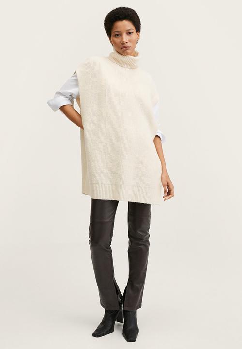 MANGO - Waistcoat cora - light beige