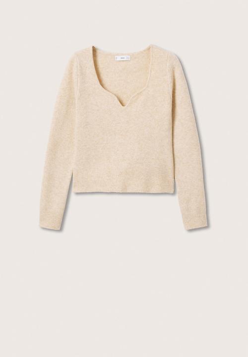 MANGO - Sweater rain - light pastel grey