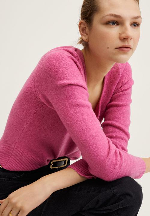 MANGO - Sweater rain - pink 