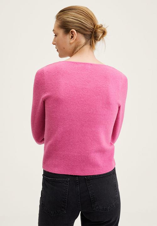 MANGO - Sweater rain - pink 