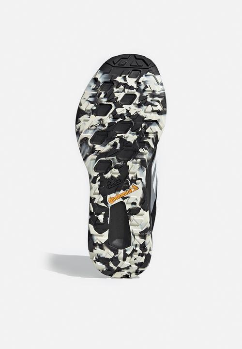 adidas Performance - Terrex two flow - core black/crystal white/solar yellow