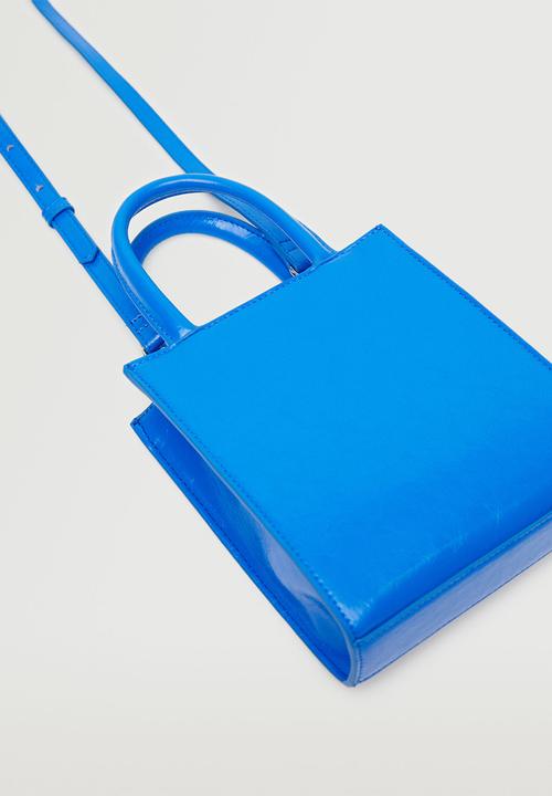 MANGO - Mini shopper bag - blue