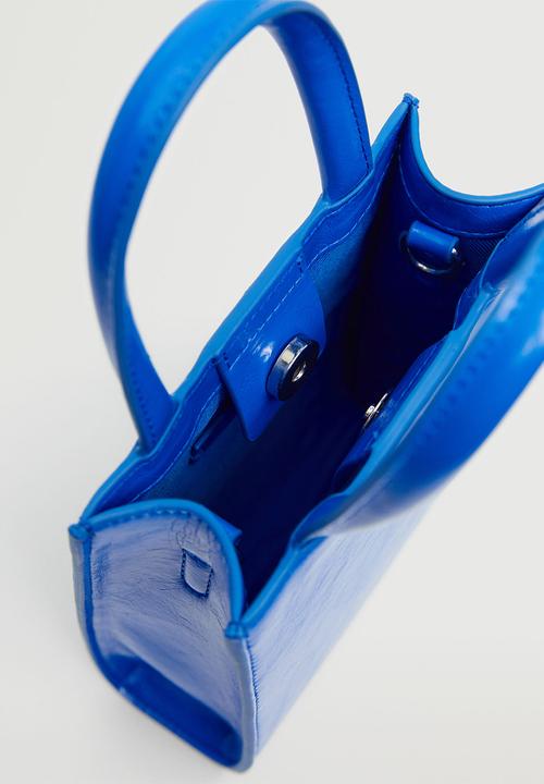 MANGO - Mini shopper bag - blue