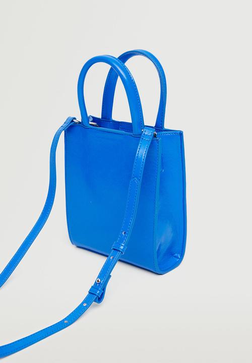 MANGO - Mini shopper bag - blue