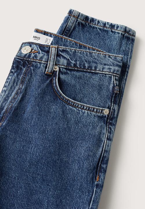 MANGO - Plus jeans mom80 - blue 